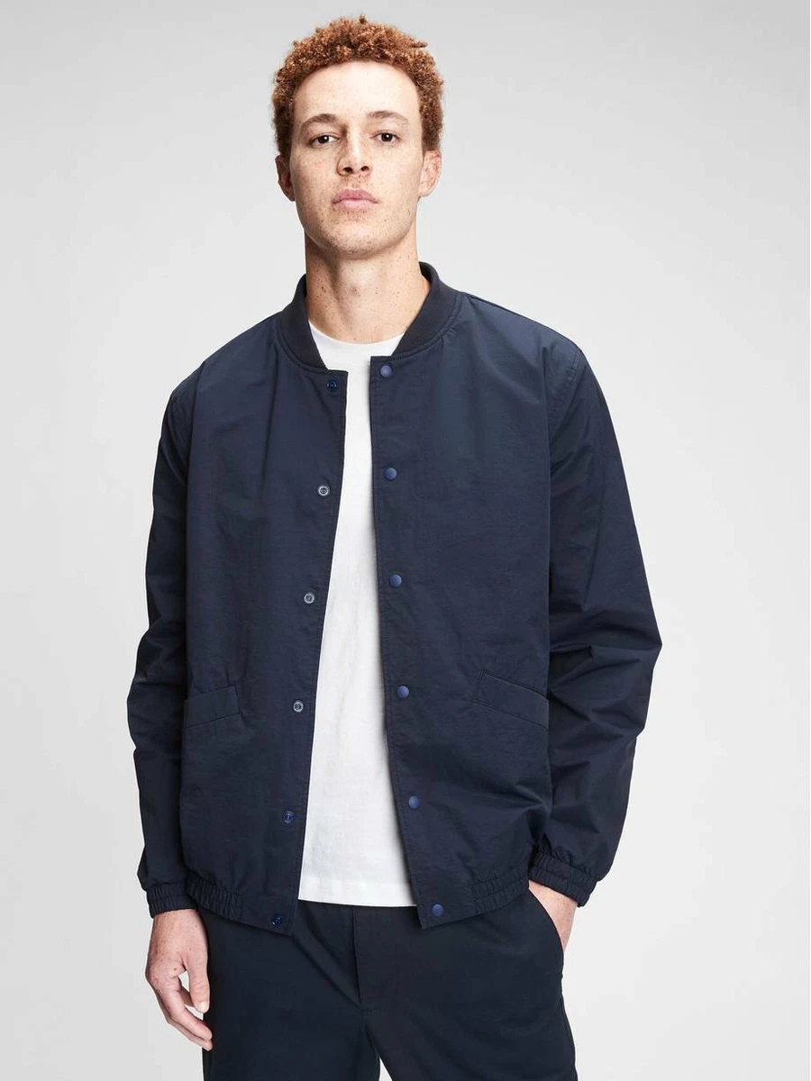 gap jacket navy blue