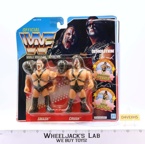 Demolition Smash Crush WWF Wrestling 1990 Hasbro N...