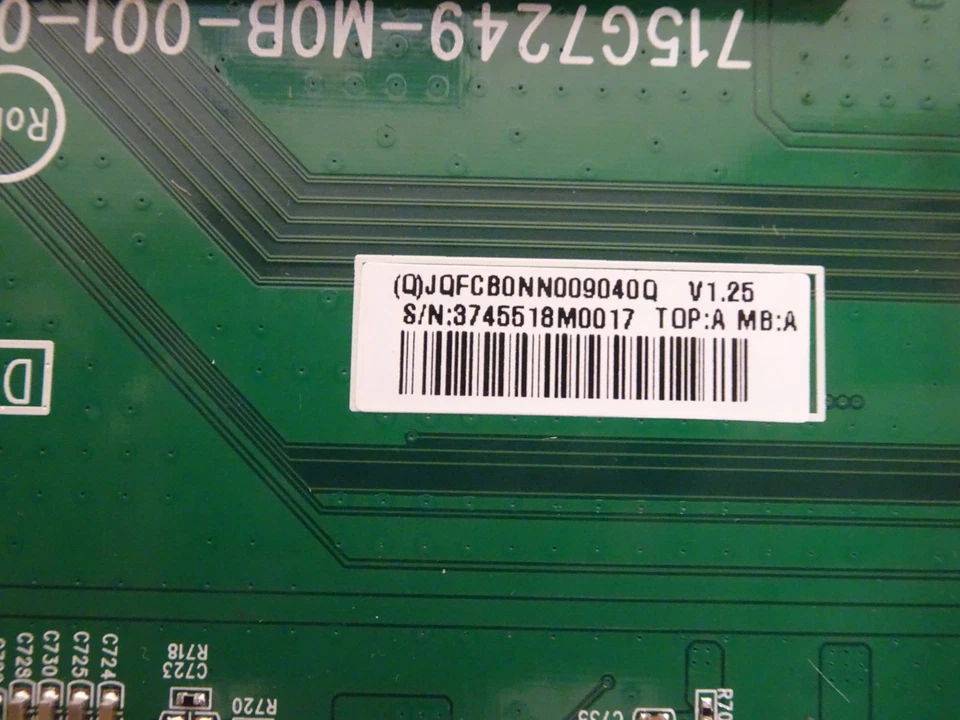 Planar SL5551 Main Board (715G7249-M0B-001-005K) JQFCB0NN0090 - Image 2 of 2