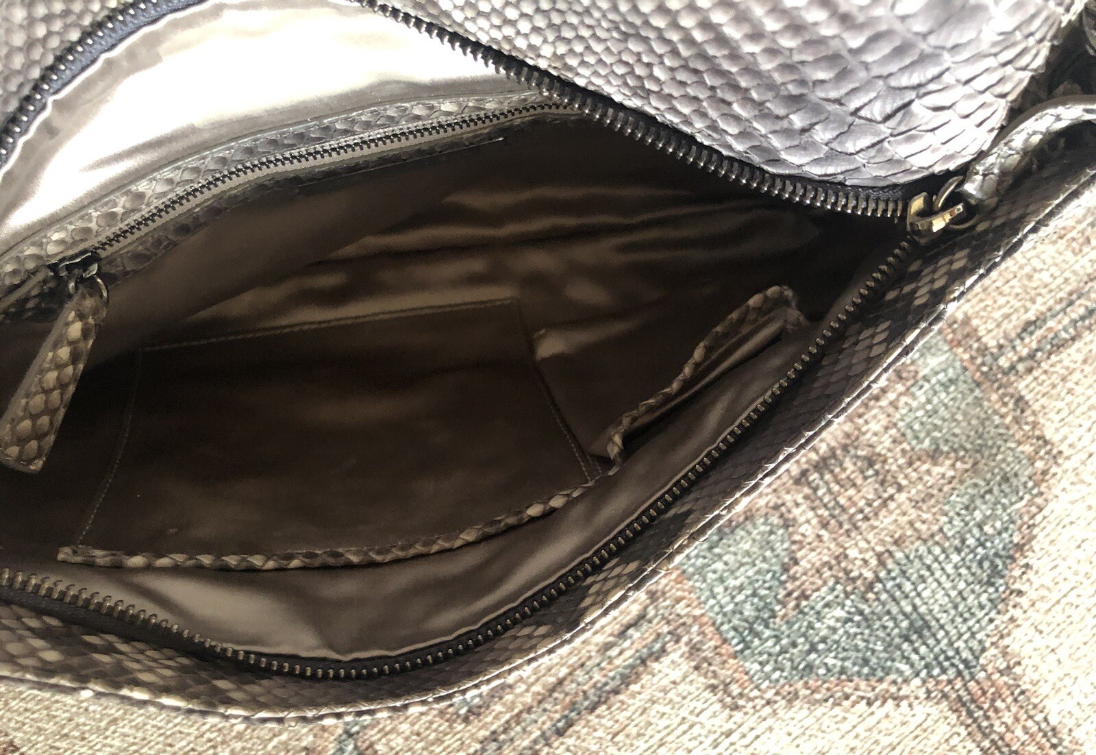 Devi Kroell Python Envelope Handbag - image 5