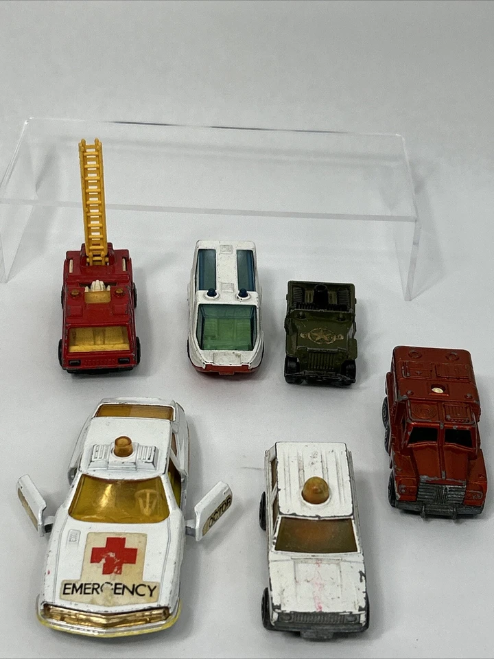 Vtg Matchbox Lesney Rolamatics Lot K-62 Doctor's Emergency Strecha Blaze Buster - Image 2 of 4