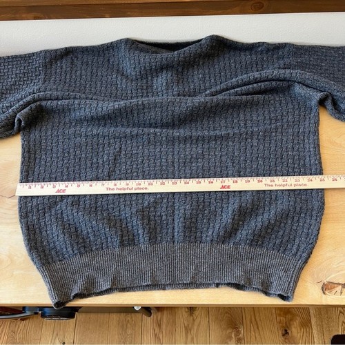 CLAN DOUGLAS SWEATER MEN XXL CASHMERE WOOL VTG SCOTLAND HENLEY CLASSIC PREPPY - Picture 9 of 12