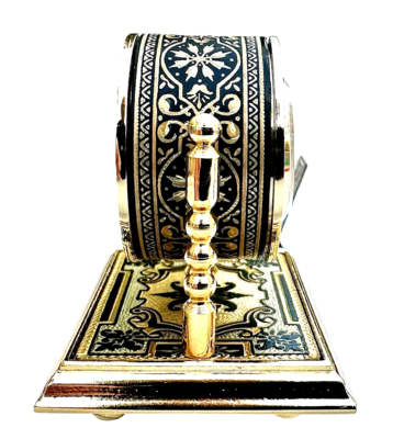 Collectable Miniature Mantel Clock - 24K Gold Trim, Credan Toledo