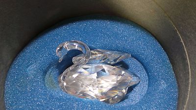 ＊未使用級＊スワロフスキー　2005年　ワンダーズ・オブ・ザ・シー Swarovski Silver Crystal Medium Swan 7633 NR50 Retired (H4) #23 | eBay