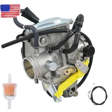 Carburetor Assembly & Throttle Cable for Honda TRX 400 TRX400EX Sportrax TRX400X