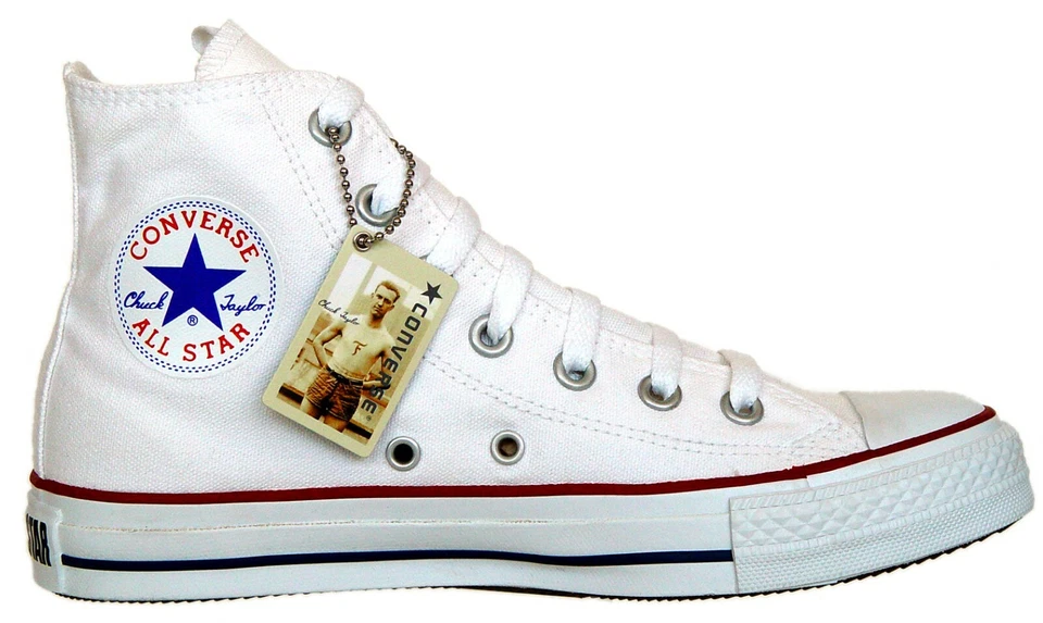 Converse EU 53 UK 17 Chucks Optical White Weiß Chuck Taylor All Star Hi Sneaker - Bild 1 von 1