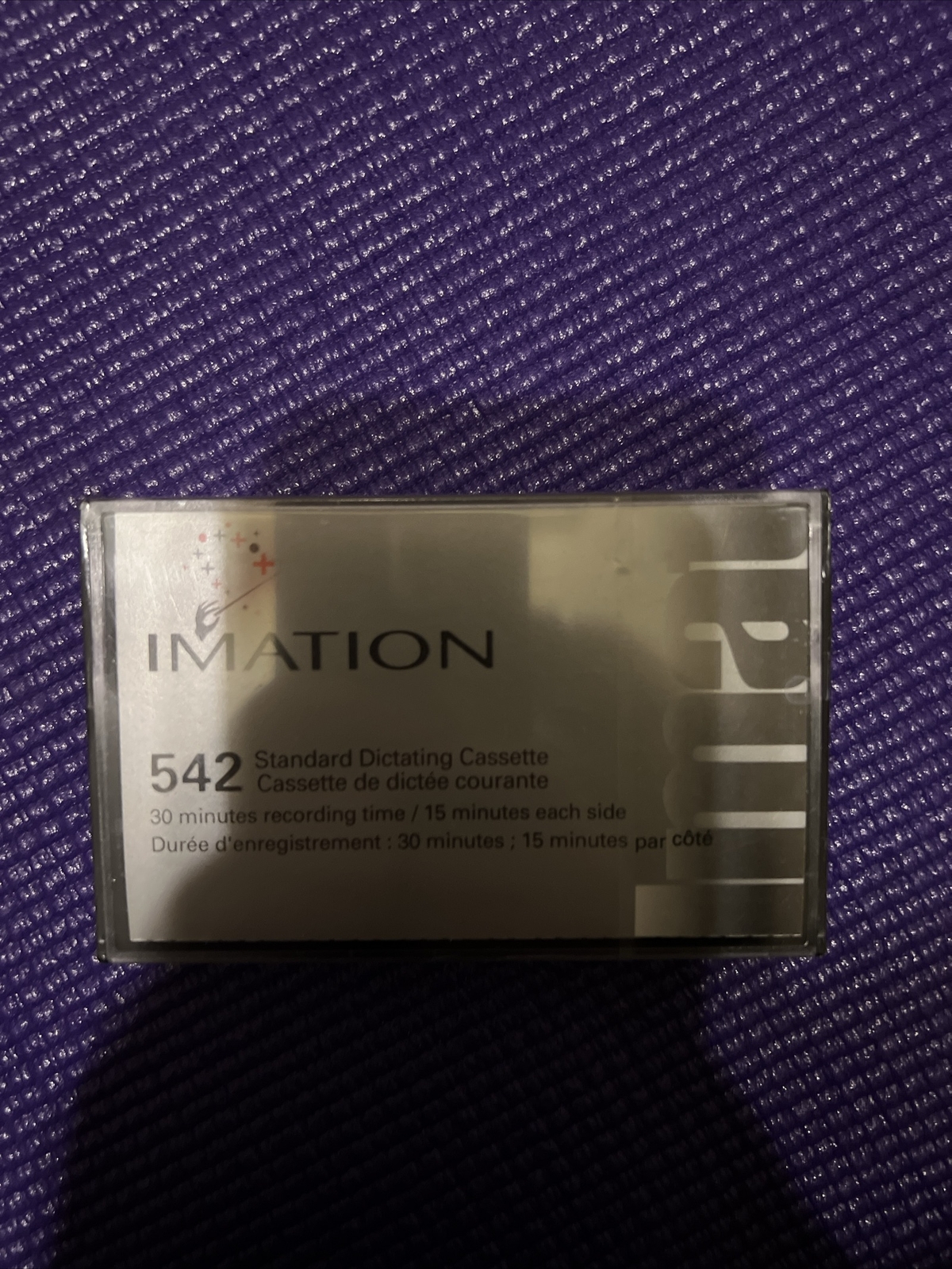 (6) Lot Of Six Imation 542 Standard Dictating Cassettes 30 min Tapes New Sealed