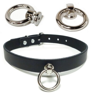 Halsband mit O-Ring 20mm (2.Wahl) Gothic Rock BDSM / Ring - Lederhalsband  Choker | eBay.de