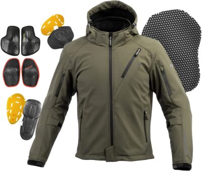 ** KOMINE JK-5792 Protect Softshell Winter Parka-IFU Size/Color Variations
