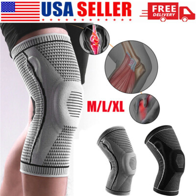 Knee Compression Sleeve Brace Support for Arthritis Pain Relief Sports Running