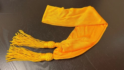 Civil War Yellow "Cavalry" General / Staff Officer SILK Sash - 90" long - NEW