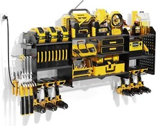 Power Tool Organizer Wall Mount Storage Rack Heavy Duty Large Garage Storage