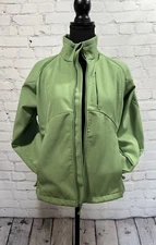BLACK DIAMOND * SZ S Women’s Sage Green Soft Shell Jacket Fleece Lined 