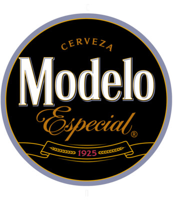 Modelo Beer Metal Round