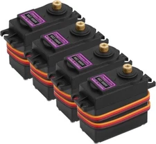 4 X MG996R Metal Gear Digital Torque Servo For Futaba Hitec Sanwa GWS JR Racing