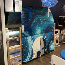 Ikea KURA Kids Bed Tent Canopy Netting, space/ Blue, BRAND NEW