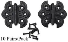 Oil Rubbed Bronze Plated Butterfly Hinge (10 Pairs/Pack) Cabinet, Cupboard Door 