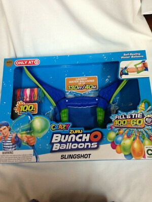 New ZURU Bunch O Balloons Slingshot 100+ Self-Sealing Launch Up To 130 Feet NIB