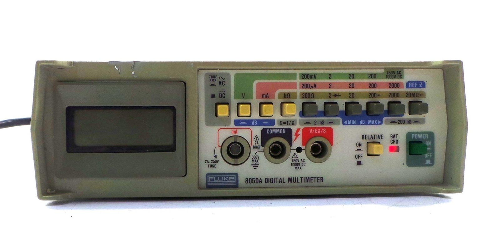 FLUKE 8050A Digital Multimeter AS IS Free Shipping eBay