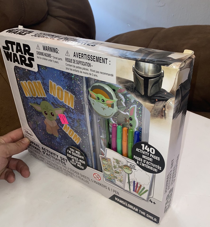 Disney Star Wars Mandalorian The Child Baby Yoda Journal Activity Set