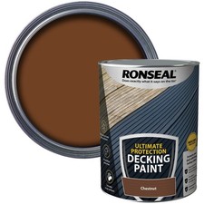 Ronseal Ultimate Protection Decking Paint Chestnut 5 litre