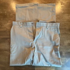 Vintage 90's Mens Beige Pants Dockers Non Pleated 36x32 Casual - WORN ONCE MINT
