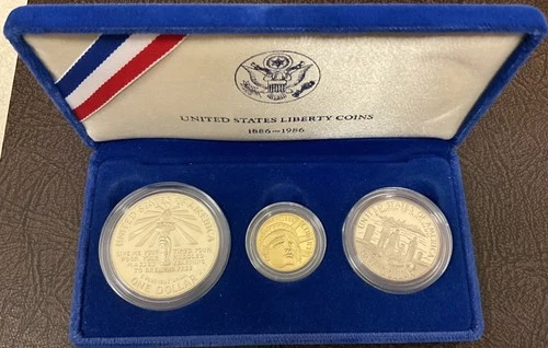 United States 1986 Liberty Coin Set Uncirculated