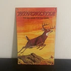 VINTAGE WINCHESTER BIG GAME HUNTING OIL GASOLINE PORCELAIN SIGN