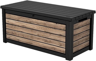 Keter Northwood Auflagenbox Kissenbox Wasserdicht 623 Liter Holzoptik