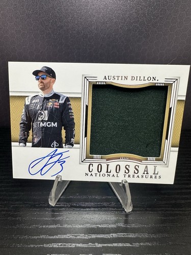 2024 PANINI NATIONAL TREASURES AUSTIN DILLON COLOSSAL MATERIAL AUTO # 19/49 - 第 1/4 張圖片