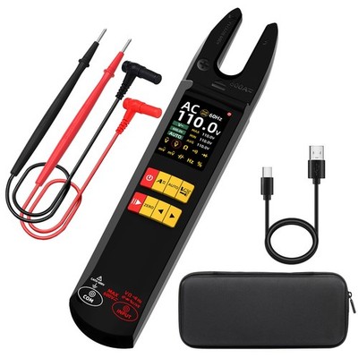 BSIDE U5 Offene Stromzange DC AC 600A TRMS Amperezange mit 2,8 Zoll Farbdisplay