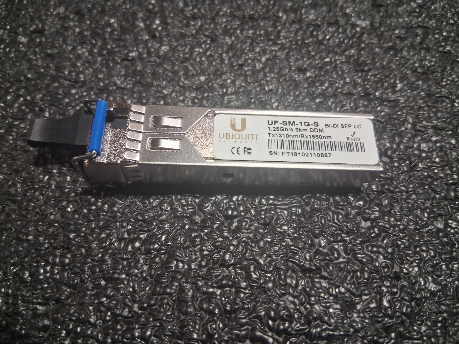 Ubiquiti UF-SM-1G-S Single -Mode SFP Fiber Module,1G,BiDi