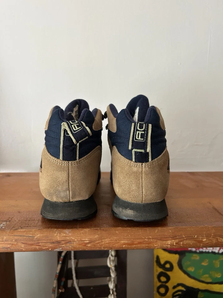 Botas de Senderismo Nike ACG De Colección Años 90 Caldera Para Mujer Talla 8 Marrón Tostado Azul Marino Foto 4 de 4