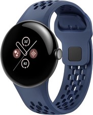 Silicone Sport Strap for 45mm Google Pixel Watch 4 - Breathable and Comfortable