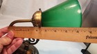 Vintage Wall Sconce lamp with Green glass Shade — photo 9