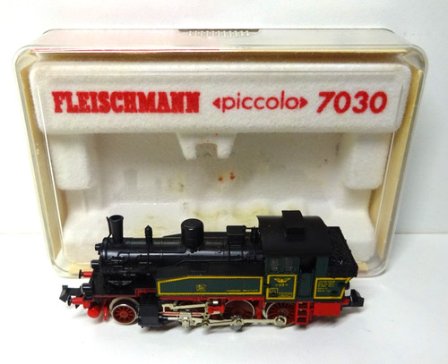 FLEISCHMANN 7030-piccolo-,neuwertig,Dampflok 33,grün/schwarz,OVP,Spur N | Condition: Gebraucht