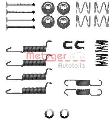 ZubehÖRsatz Feststellbremsbacken Hinten Metzger 105 0016 FÜR Opel ZubehÖR KIT-image