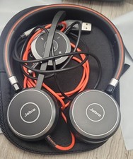 Jabra Evolve 40 MS Stereo Wired USB Headset w/ Case Open Box