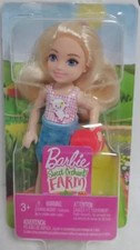 Barbie/Chelsea Sweet Orchard Farm - DOLL Blue Eyed Blonde With Red Water Bucket