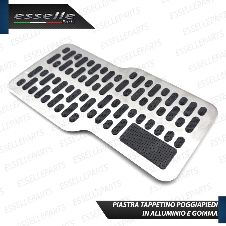 BATTITACCO PIASTRA POGGIAPIEDI ALLUMINIO TAPPETINO PER SAAB 9_5 - Immagine 3 di 4