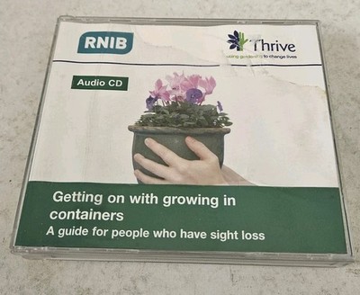 RNIB Getting On With Growing In Container - Sight Loss AUDIOBOOK CD SET