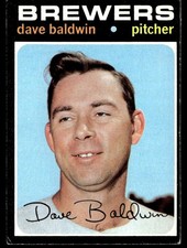 1971 Topps Dave Baldwin - Milwaukee Brewers #48