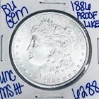 1886 BU UNCIRCULATED MORGAN SILVER DOLLAR AUTHENTIC U.S. MINT FREE SHIPPING 6288