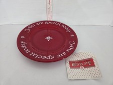 Waechtersbach Germany Original Red Plate Co. ...