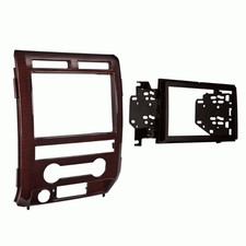 Metra 95-5822CM Double DIN Curly Maple Stereo Dash Kit for 2009-2010 Ford F-150