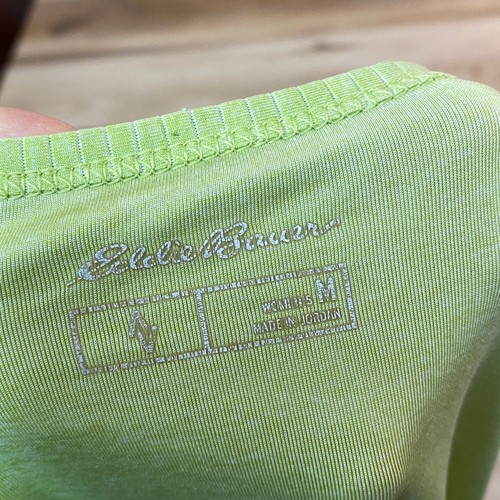 Eddie Bauer Tank Top Womens Green V Neck Sleeveless Athleisure Dress Size Medium - Picture 2 of 8