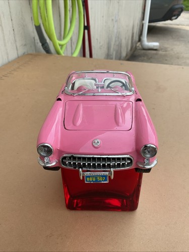 BURAGO PINK (1957) CHEVROLET CORVETTE DIE CAST CAR - 1:24 - 7" - METAL - EXCEL - Foto 2 di 9