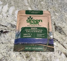 GREEN SALT Low Sodium Salt From Plants 100 Dehydrated Salicornia 7.05 Oz 200 g