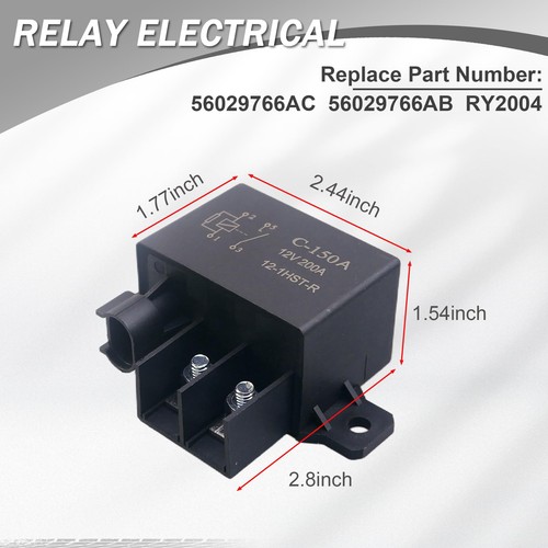 56029766AB Relay Electrical Fit for Chrysler Pacifica Voyager Dodge Durango  - Picture 2 of 6