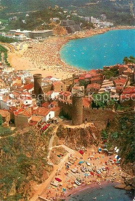 Tossa de Mar Plages Tours vue aérienne
